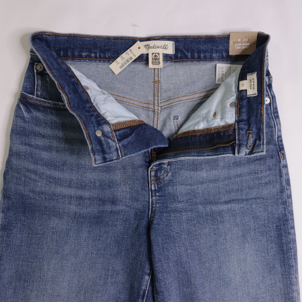 NWT madewell Slim Wide-Leg Crop Reggie - Picture 12 of 15